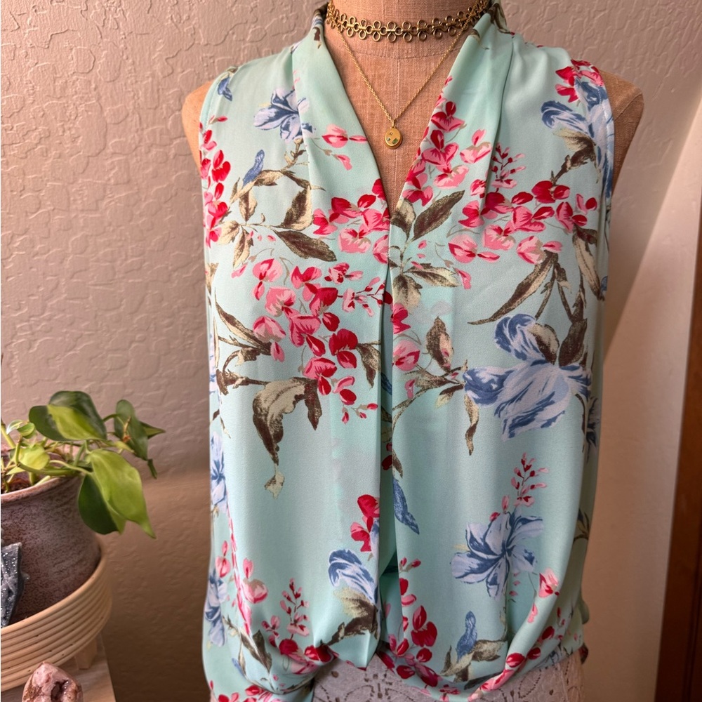 Vince Camuto Floral Blouse